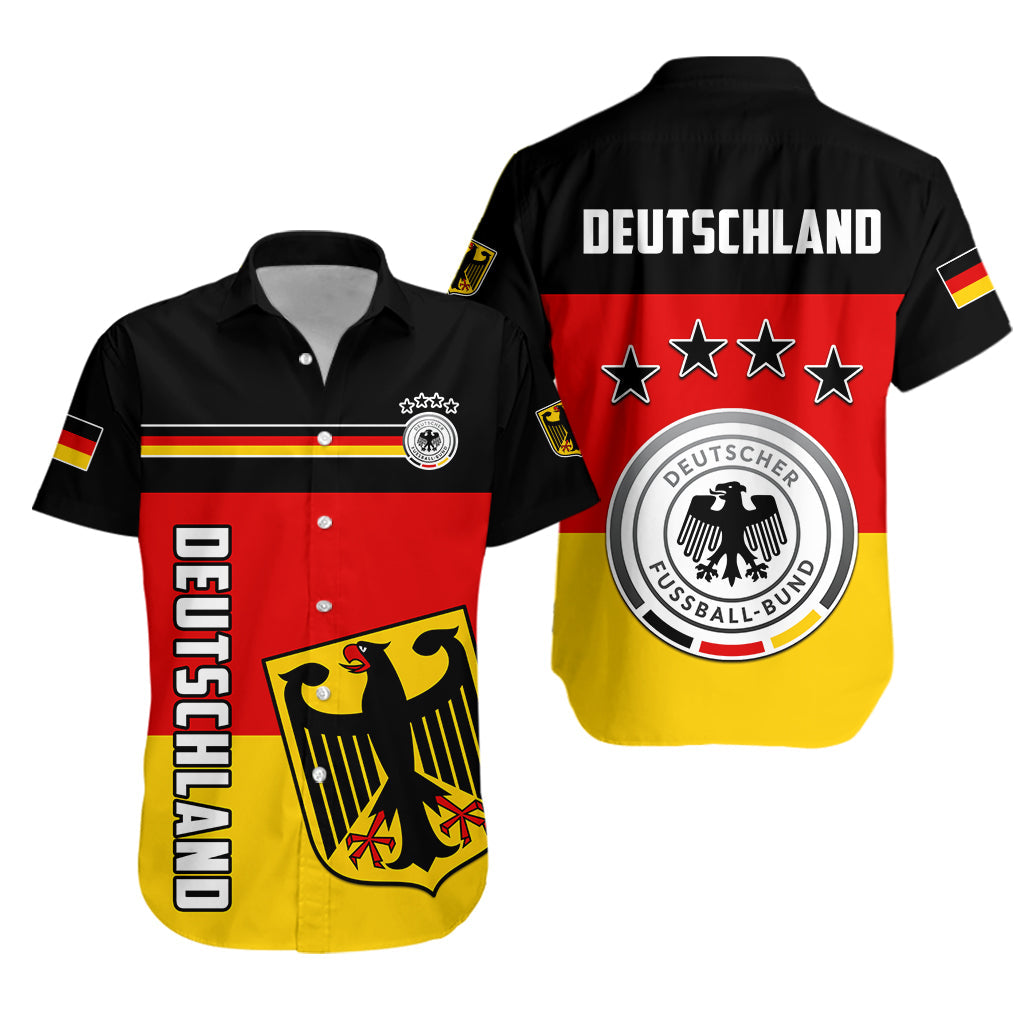 Germany Football Hawaian Shirt Deutschland Sporty Style LT13 - Wonder Print Shop