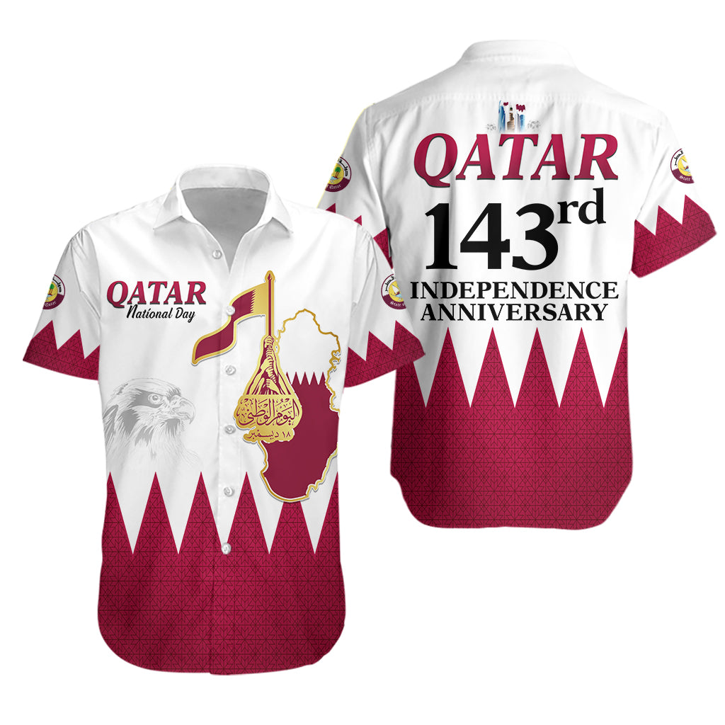 Qatar Hawaiian Shirt Happy National Day Style Flag LT13 - Wonder Print Shop