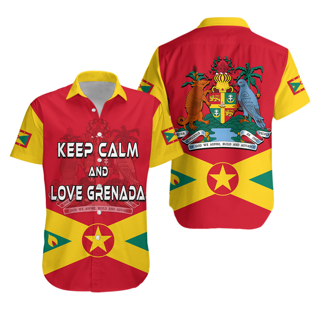 Grenada Hawaiian Shirt Keep Calm and Love Grenada LT13 - Wonder Print Shop