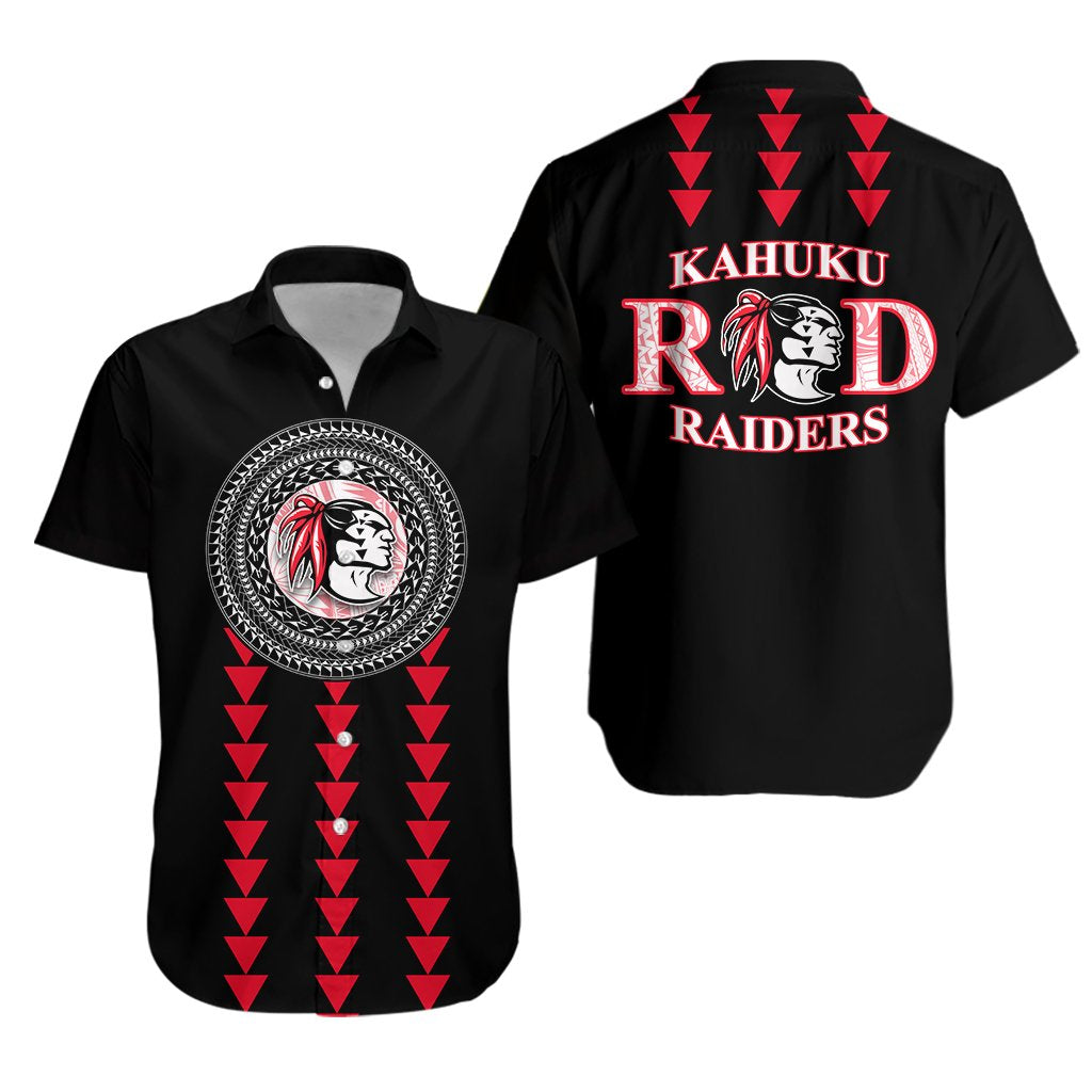 Red Raiders Hawaiian Shirt Kahuku School LT13 - Wonder Print Shop