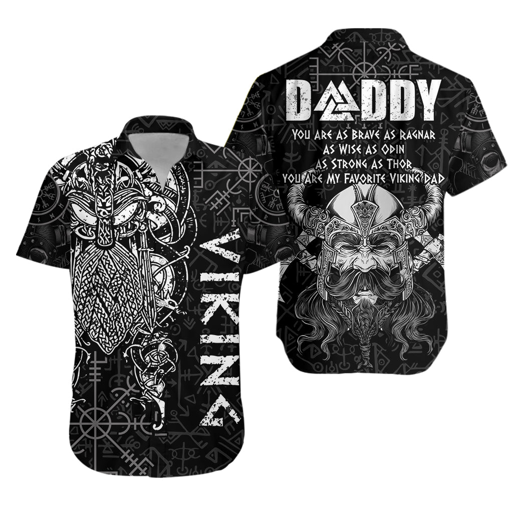 Viking Dad Hawaiian Shirt Odin Runes Fathers Day LT13 - Wonder Print Shop