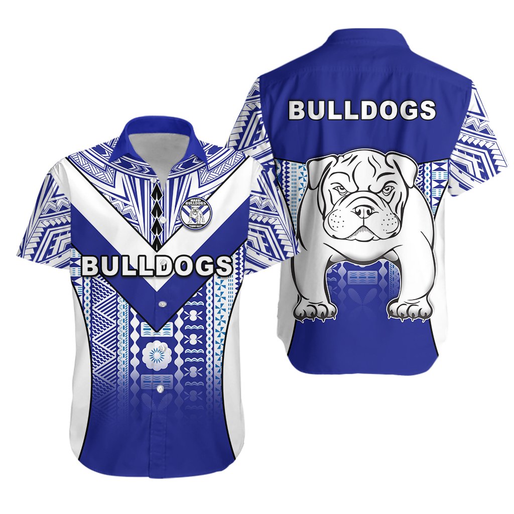 Makoi Bulldogs Hawaiian Shirt Mix Tapa Fijian LT13 - Wonder Print Shop