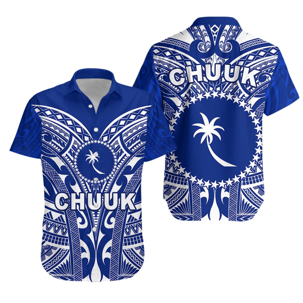 Chuuk Hawaiian Shirt Micronesia Simple Pattern LT13 - Wonder Print Shop