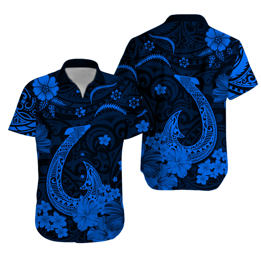 hawaii-hawaiian-shirt-polynesia-blue-fish-hook