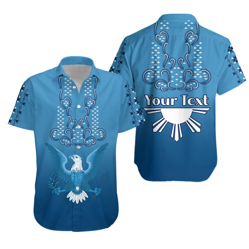 (Custom Personalised) Philippines Hawaiian Shirt Sun Filipino Blue Barong LT13 - Wonder Print Shop