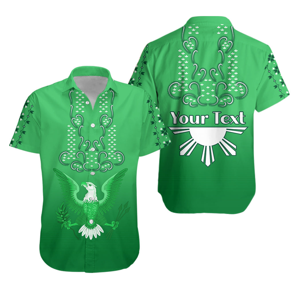 (Custom Personalised) Philippines Hawaiian Shirt Sun Filipino Green Barong LT13 - Wonder Print Shop