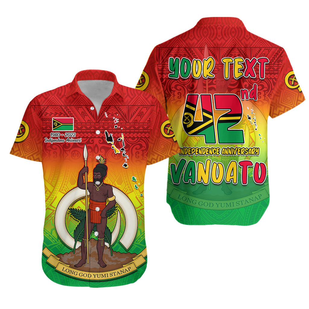 (Custom Personalised) Vanuatu Independence Day Hawaiian Shirt 42nd Anniversary Yumi Yumi Yumi LT13 - Wonder Print Shop