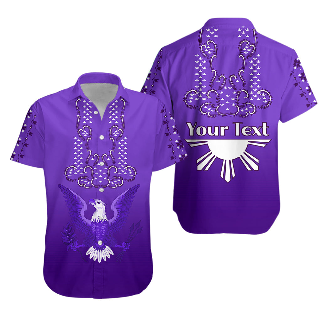 (Custom Personalised) Philippines Hawaiian Shirt Sun Filipino Purple Barong LT13 - Wonder Print Shop