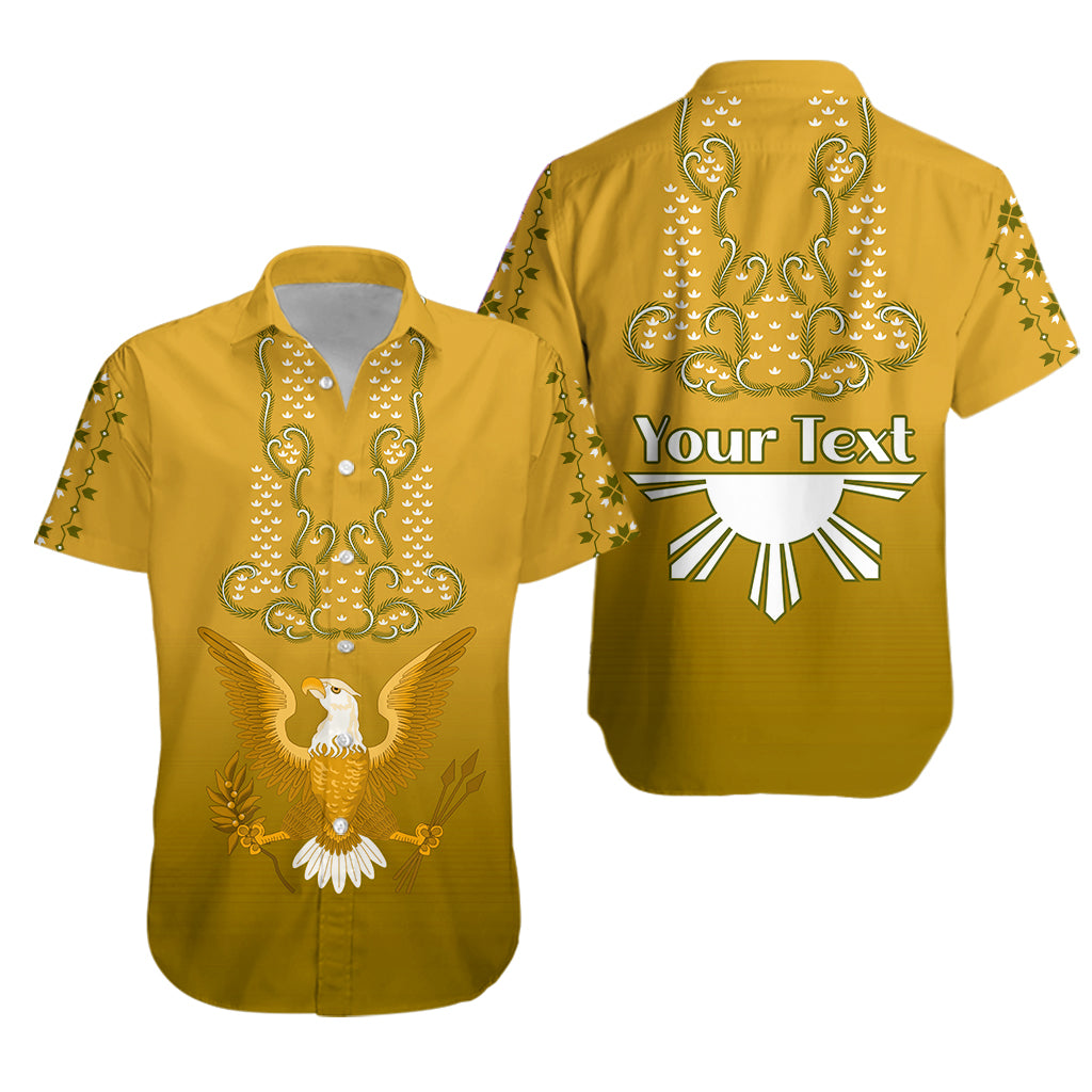 (Custom Personalised) Philippines Hawaiian Shirt Sun Filipino Gold Barong LT13 - Wonder Print Shop