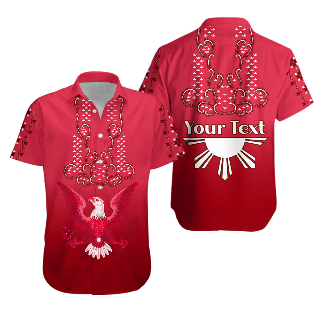 (Custom Personalised) Philippines Hawaiian Shirt Sun Filipino Red Barong LT13 - Wonder Print Shop