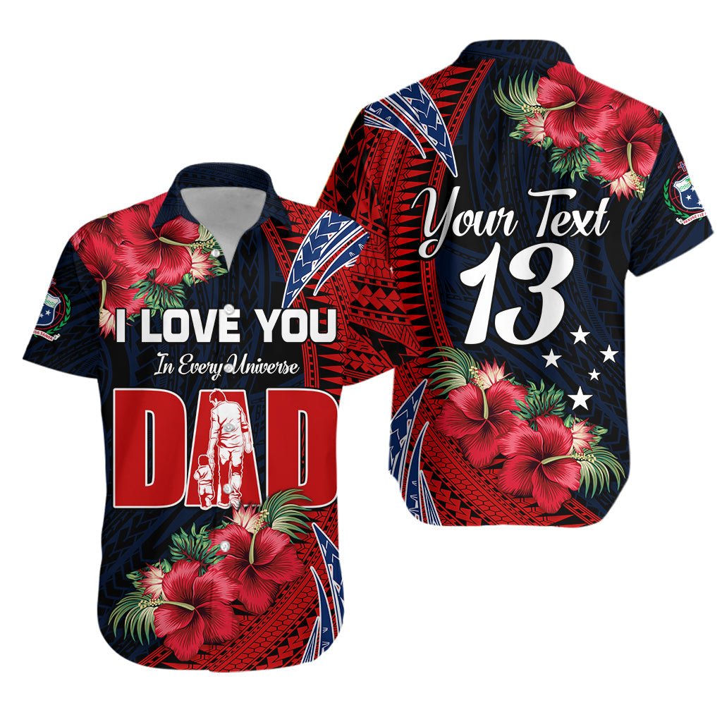 (Custom Text and Number) Samoa Fathers Day Hawaiian Shirt Polynesian Best Dad Ever LT13 - Wonder Print Shop