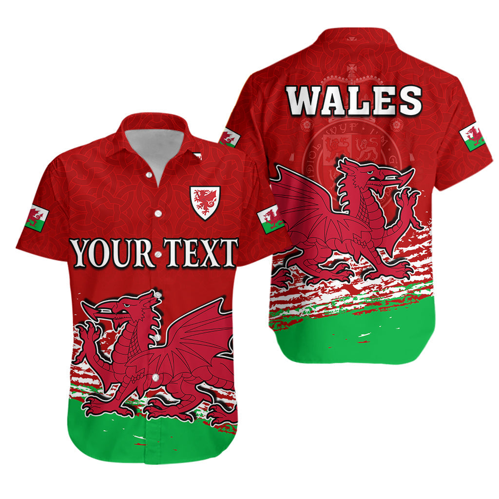 (Custom Personalised) Wales Football 2022 Hawaiian Shirt Come On CYMRU The Red Wall LT13 - Wonder Print Shop