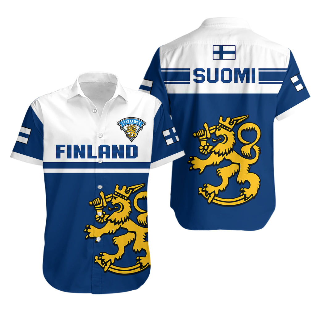 Finland Hockey 2023 Hawaiian Shirt Come On Suomi - Wonder Print Shop