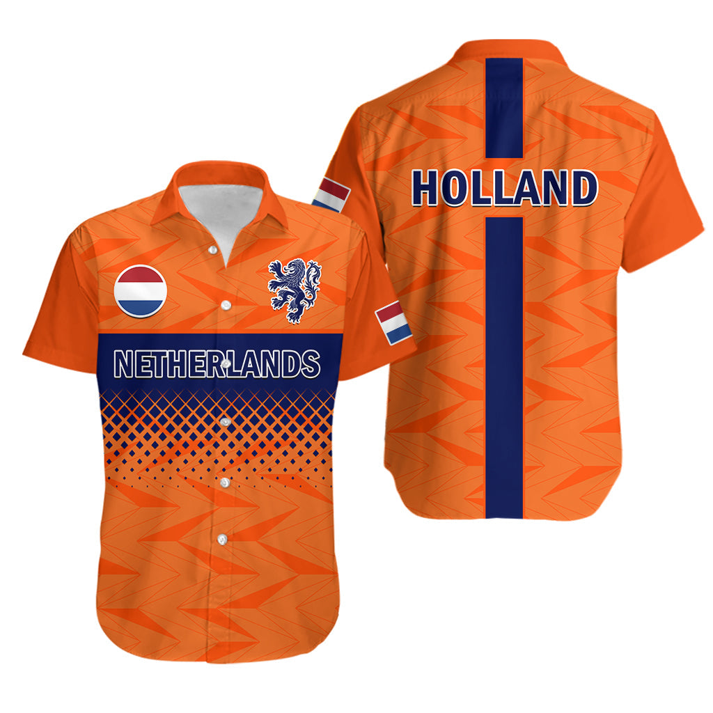 Netherlands Football Hawaiian Shirt Holland World Cup 2022 - Wonder Print Shop