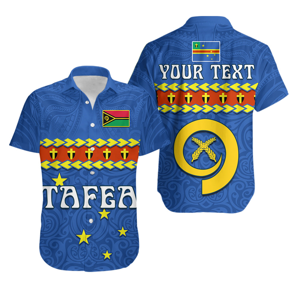 Custom Personalised Tafea Province Hawaiian Shirt Vanuatu Pig Tusk Polynesian Flag Style - Wonder Print Shop