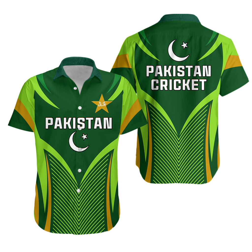 Pakistan Cricket Hawaiian Shirt Green Shaheens Champion LT13 - Wonder Print Shop