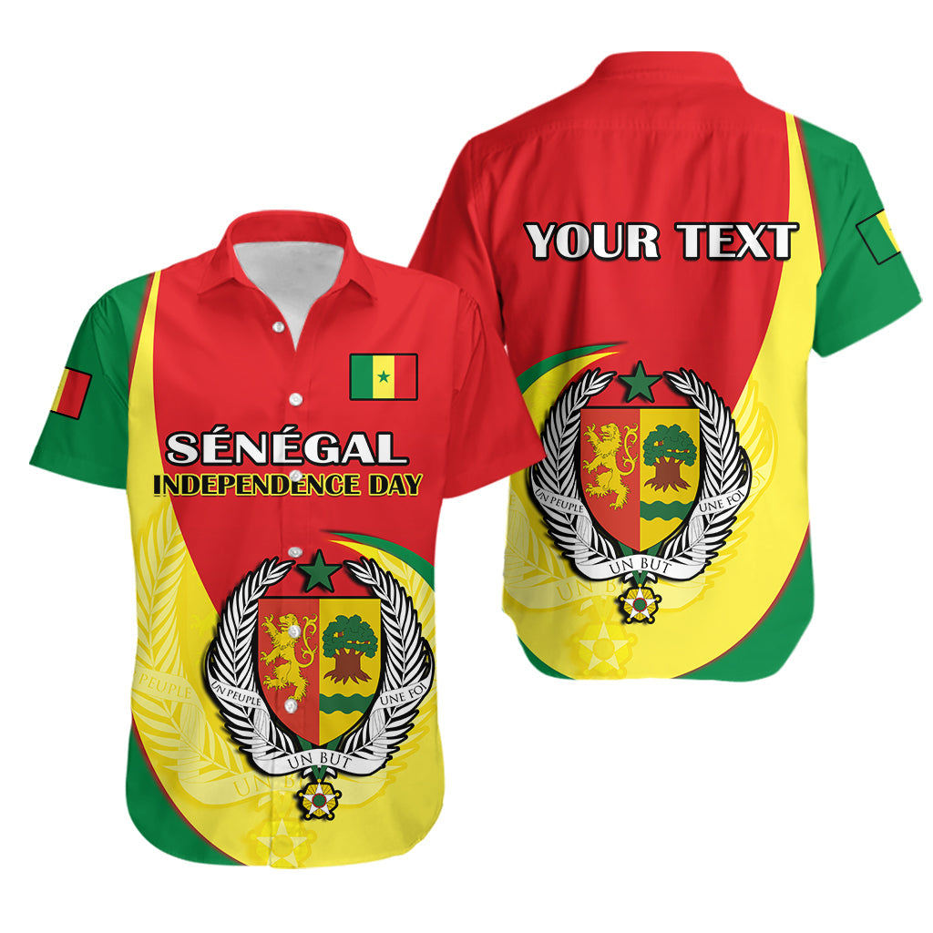 (Custom Personalised) Senegal Hawaiian Shirt Happy 63th Independence Day - Wonder Print Shop