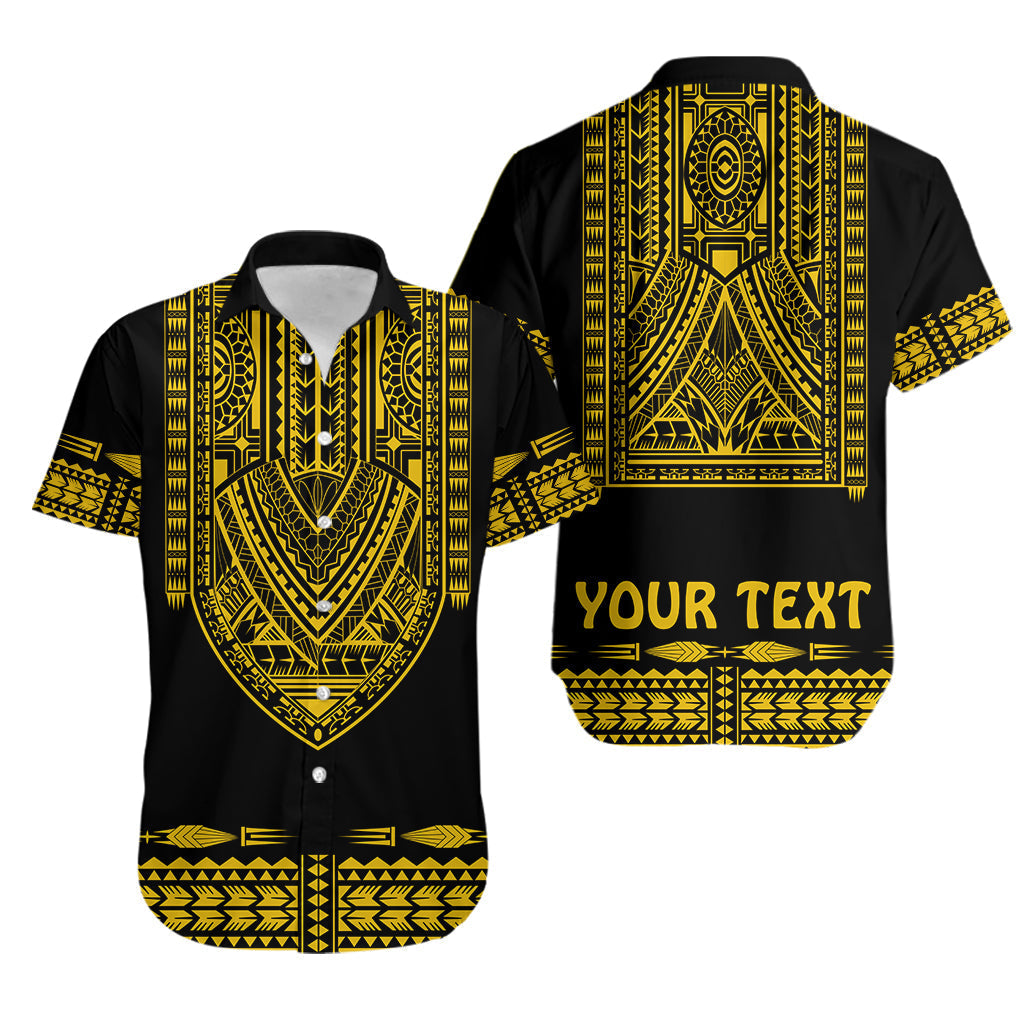 custom-personalised-polynesian-hawaiian-shirt-dashiki-with-polynesian-tattoo-royal-golden-version