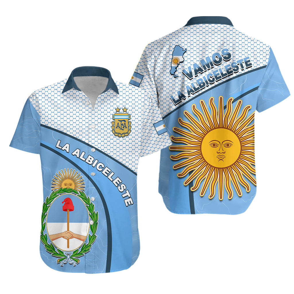 Argentina Football 2022 Hawaiian Shirt Champions Blue Sky May Sun LT13 - Wonder Print Shop