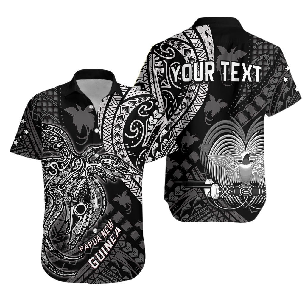 custom-personalised-papua-new-guinea-hawaiian-shirt-raggiana-birds-of-paradise-black