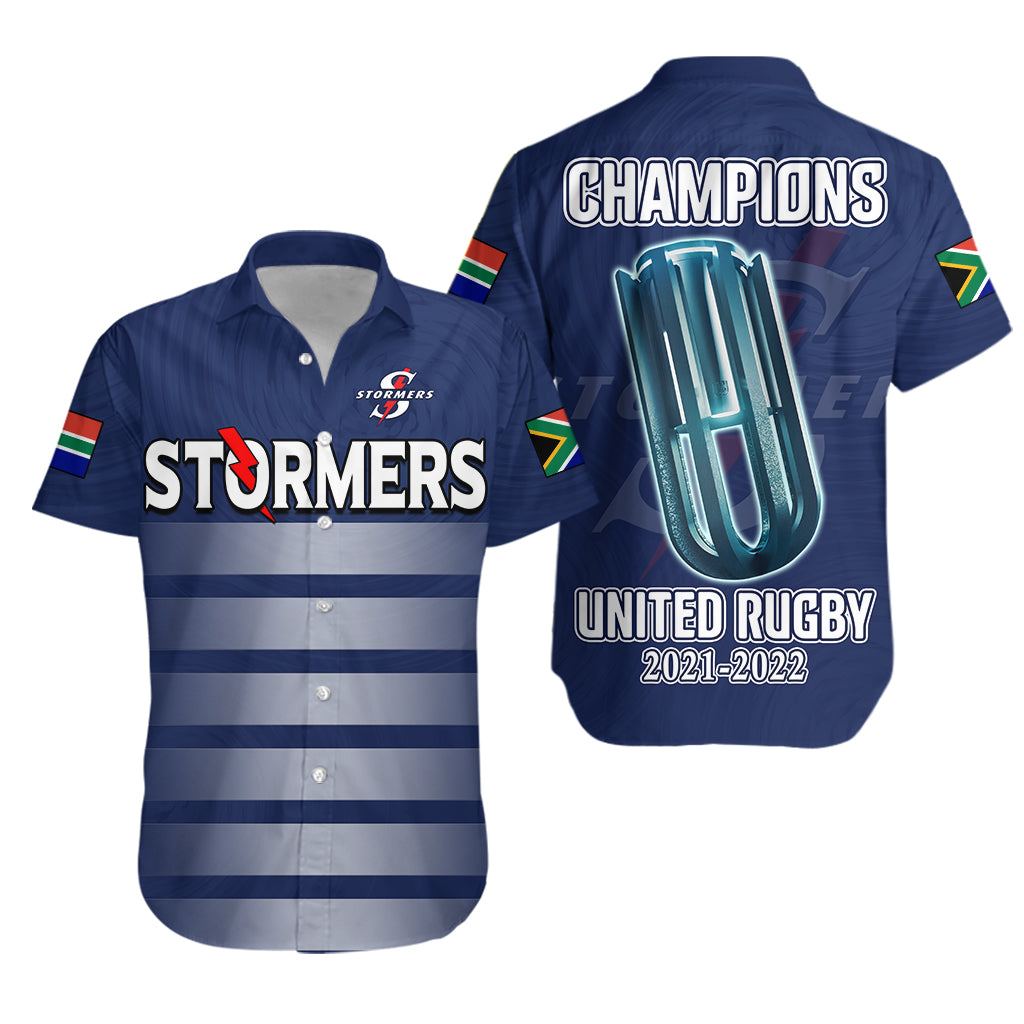 Stormers South Africa Rugby Hawaiian Shirt We Are The Champions URC Unity - Wonder Print Shop