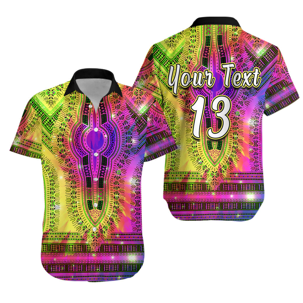 (Custom Text and Number) Africa Tie Dye Hawaiian Shirt Special Dashiki Pattern LT13 - Wonder Print Shop