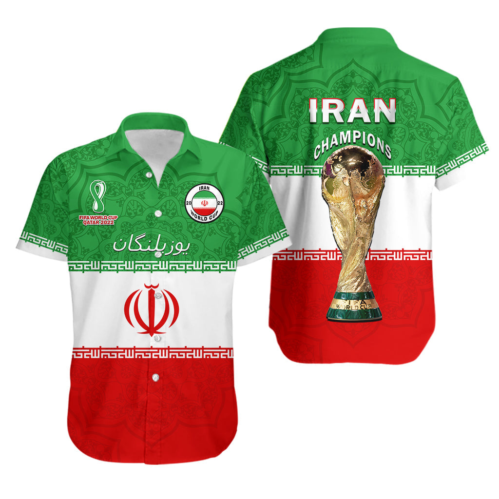 Iran Football Hawaiian Shirt Team Melli Champions World Cup 2022 - Wonder Print Shop