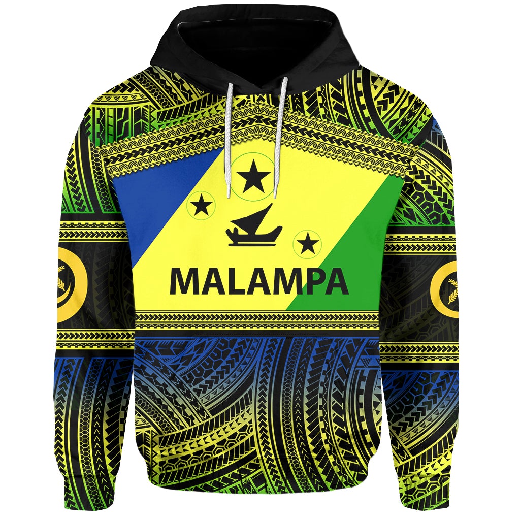 Custom Malampa Province Hoodie Of Vanuatu Polynesian Patterns LT6 - Wonder Print Shop