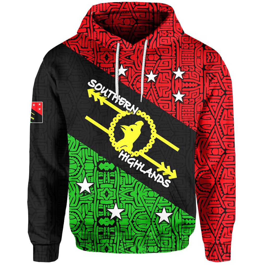 Custom Southern Highlands Province Hoodie Of Papua New Guinea LT6 - Wonder Print Shop