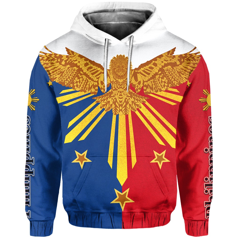 Custom Philippines Hoodie Eagle LT6 - Wonder Print Shop