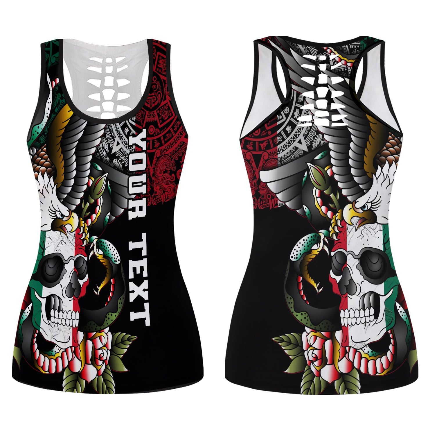 custom-personalised-mexico-hollow-tank-top-mexican-skull-eagle-with-angry-snake