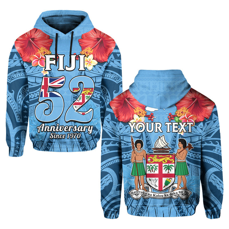 Custom 1970 Fiji Hoodie Happy 52 Years Independence Anniversary - Wonder Print Shop