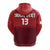 Custom Qatar Football Hoodie WC 2022 Style Sporty LT13 - Wonder Print Shop