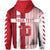 Custom Denmark Football Hoodie Come on Denmark Custom Text and Number LT13 - Wonder Print Shop