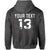 Custom Maori 2021 Hoodie Aotearoa Tattoo Custom Text and Number LT13 - Wonder Print Shop