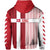 Denmark Football Zip Hoodie Come on Denmark LT13 - Wonder Print Shop