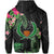 Custom Pohnpei Micronesia Zip Hoodie Tropical Flowers LT13 - Wonder Print Shop