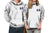 Love You To Death Gothic Skull Couple White All Over Print Hoodie LT13 - Wonder Print Shop