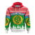 Personalized Eritrea Hoodie Merry Christmas Mix African Pattern LT13 - Wonder Print Shop