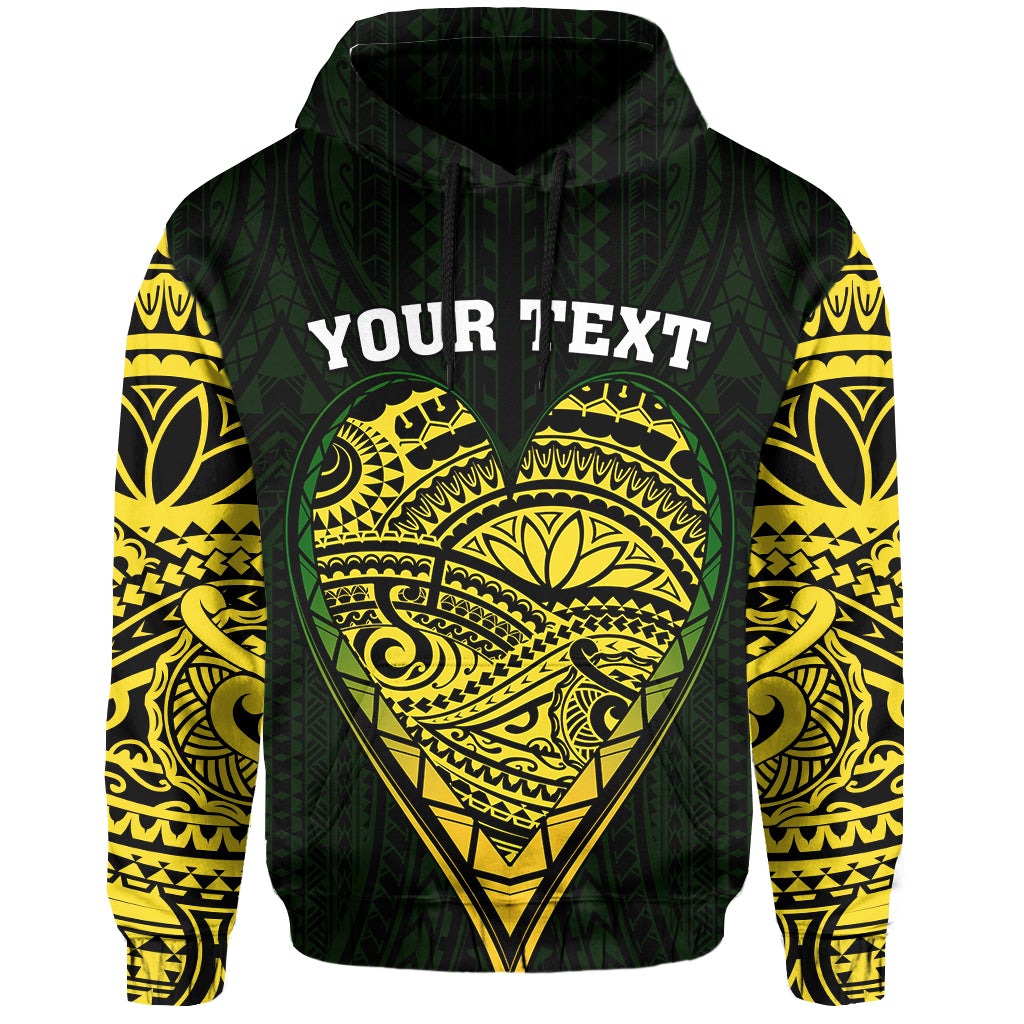 Custom Cook Islands Hoodie Polynesian Pattern Always In My Heart LT13 - Wonder Print Shop