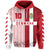 Custom Denmark Football Hoodie Come on Denmark Custom Text and Number LT13 - Wonder Print Shop