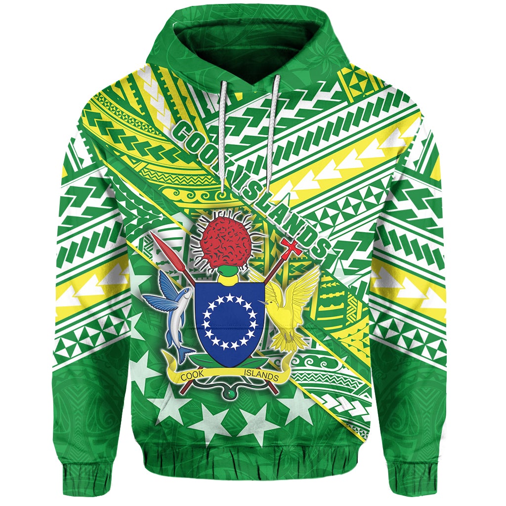 Cook Islands Rugby Hoodie New Breathable LT13 - Wonder Print Shop