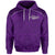 Custom Maori 2021 Hoodie Purple Aotearoa Tattoo Custom Text and Number LT13 - Wonder Print Shop