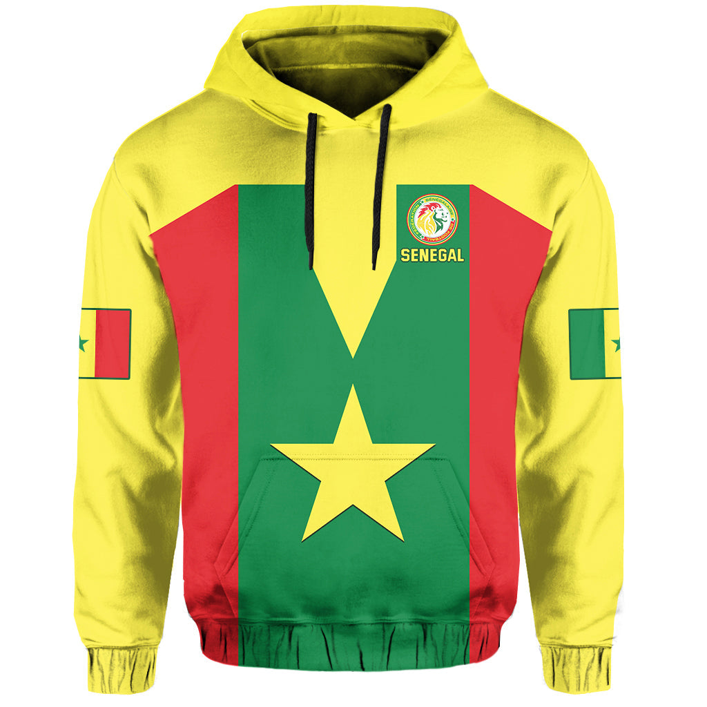 Senegal Football Hoodie Champion of Africa LT13 - Wonder Print Shop