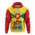 Grenada Hoodie Power Grenada Mix Coat of Arms LT13 - Wonder Print Shop