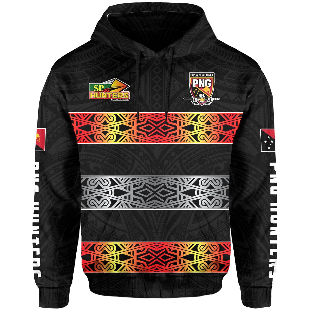 The Hunters PNG Hoodie Papua New Guinea Hunters Rugby LT13 - Wonder Print Shop