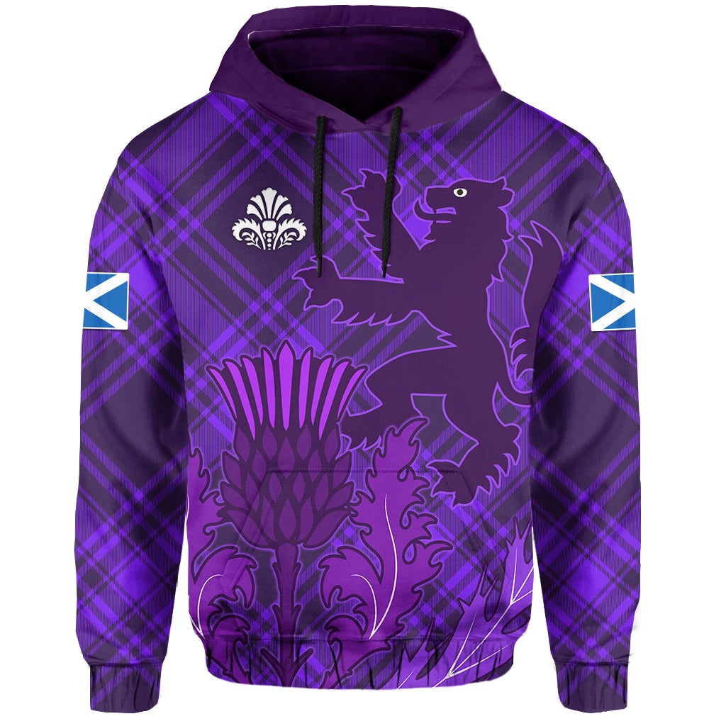 Scotland Hoodie Thistle Scottish Be Unique LT13 - Wonder Print Shop