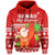 Custom Mele Kalikimaka Hoodie Santa Claus Hawaii Christmas LT13 - Wonder Print Shop