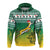 South Africa Rugby Christmas Hoodie Proud Springboks LT13 - Wonder Print Shop