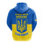 Ukraine Hoodie Ukraine Gold Trident Slava Ukraini Blue - Wonder Print Shop